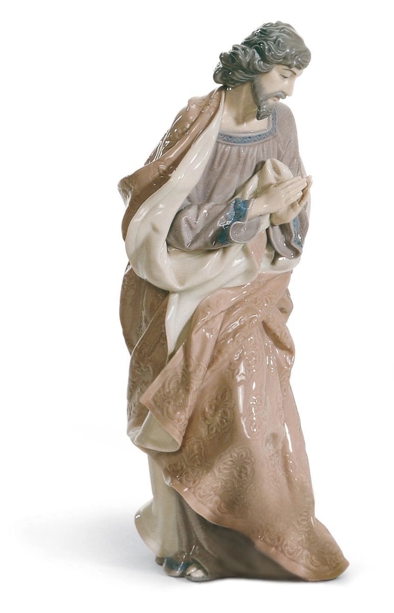 Lladro Saint Joseph Nativity Porcelain Figurine