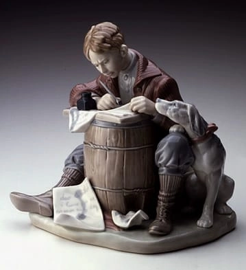 Lladro LOVE LETTERS Porcelain Figurine