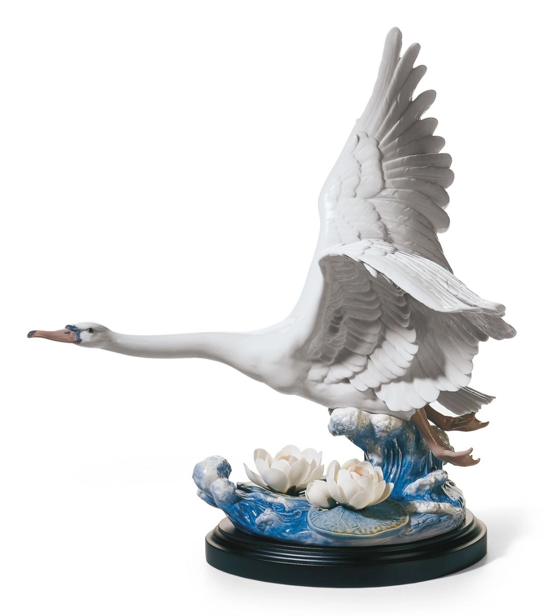 Lladro Majestic Swan Porcelain Figurine