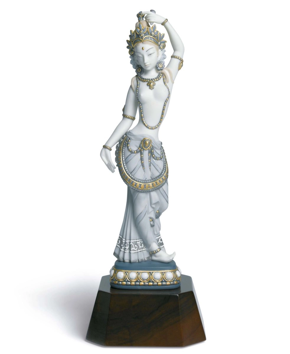 Lladro Hindu Dancer Porcelain Figurine