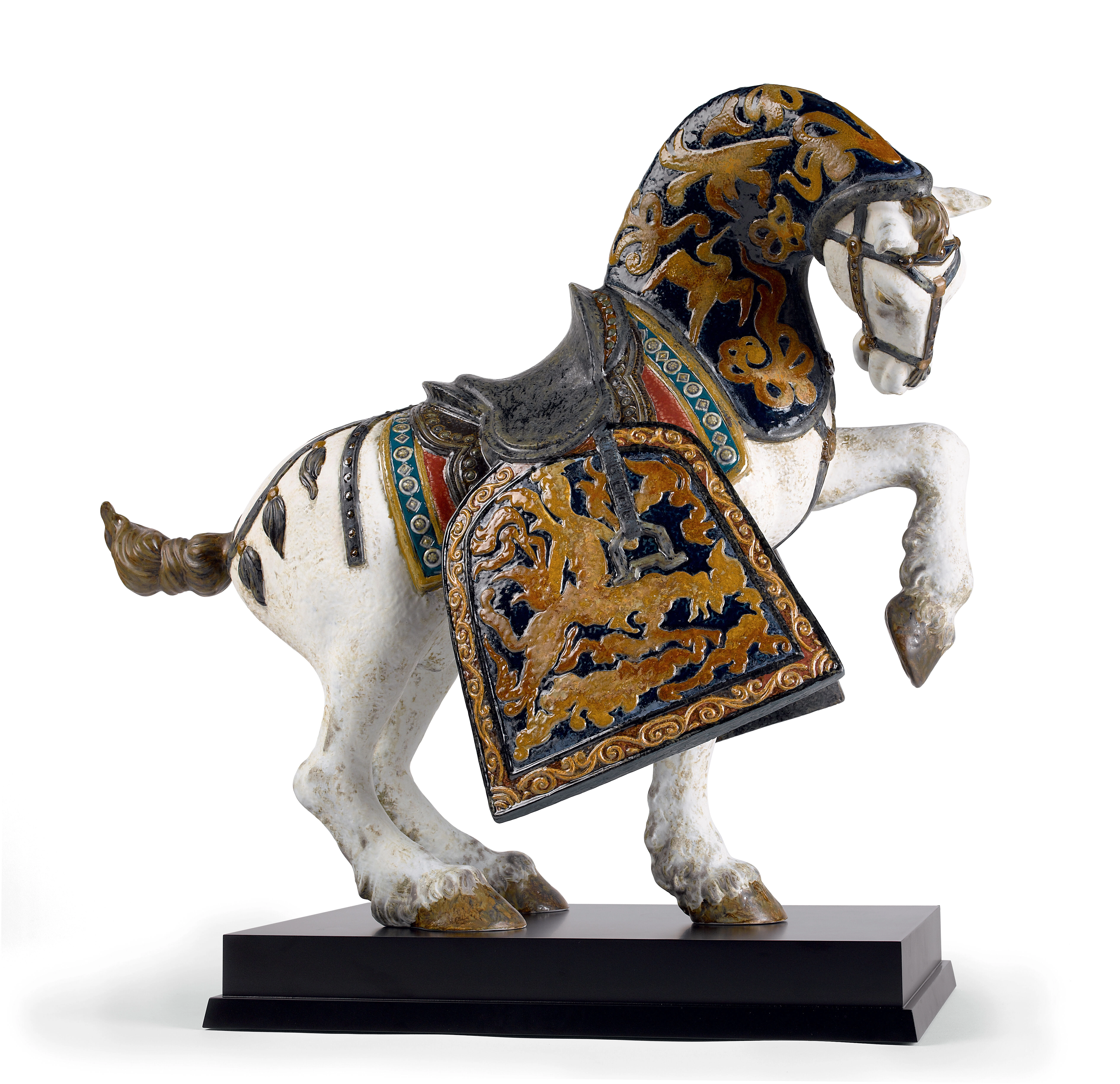Lladro Oriental Horse Porcelain Figurine