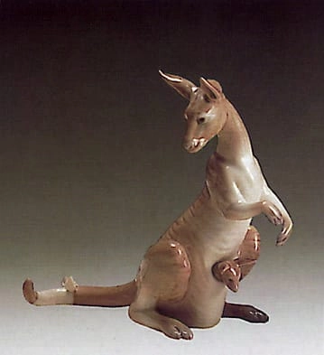 Lladro Painful Kangaroo Porcelain Figurine