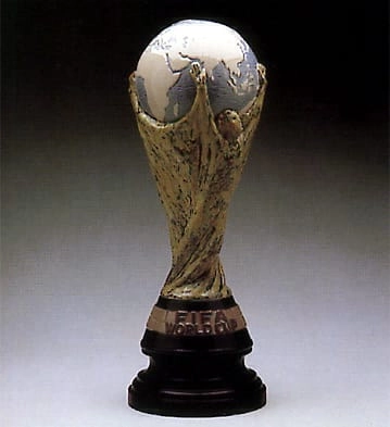 Lladro Fifa Trophy Porcelain Figurine