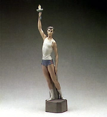 Lladro Torch Bearer Porcelain Figurine