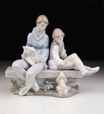 Lladro My Time With Dad Porcelain Figurine