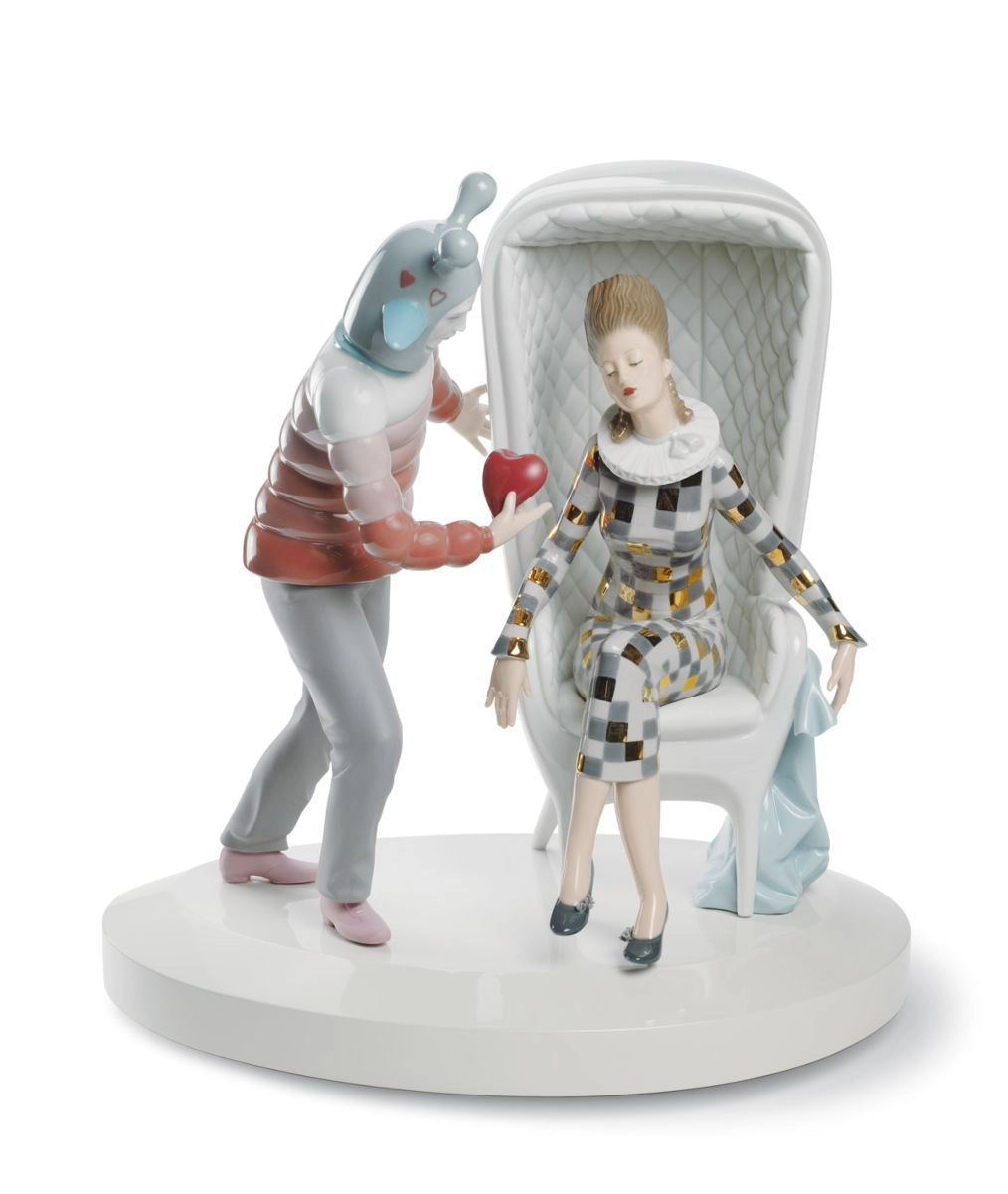 Lladro The Love Explosion Porcelain Figurine