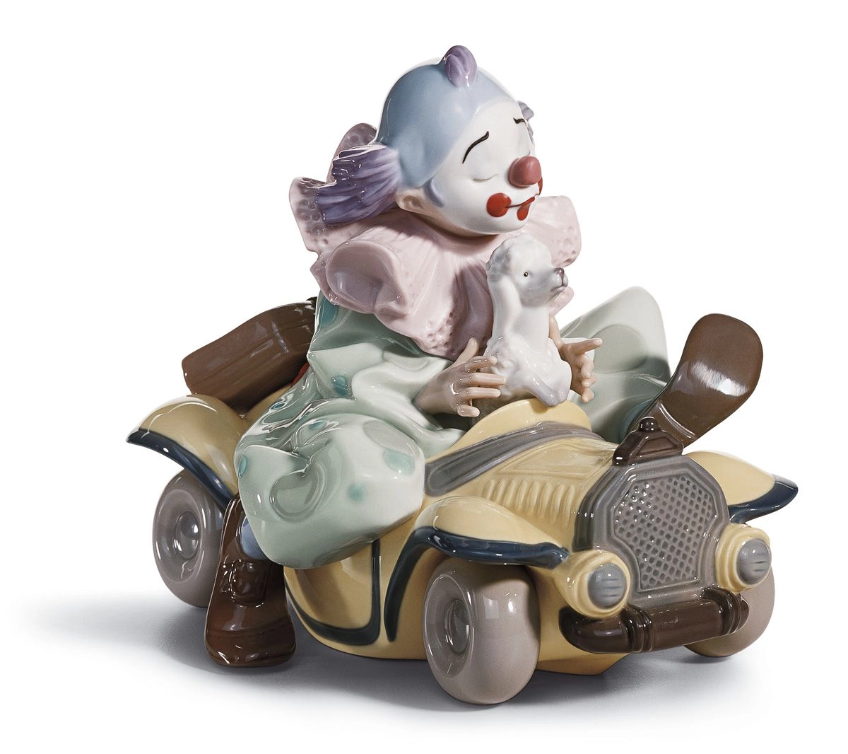 Lladro Trip to The Circus Clown Porcelain Figurine