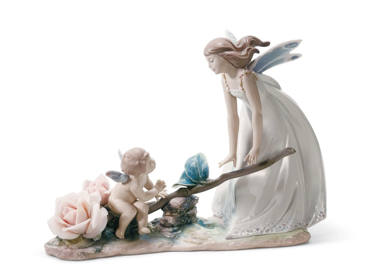 Lladro Summer Rhythm Fairy Porcelain Figurine