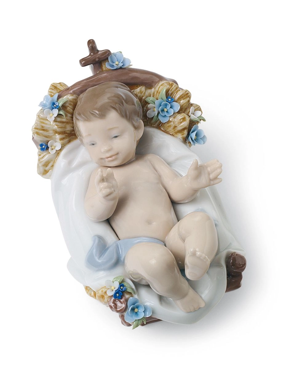 Lladro Infant Jesus Porcelain Figurine