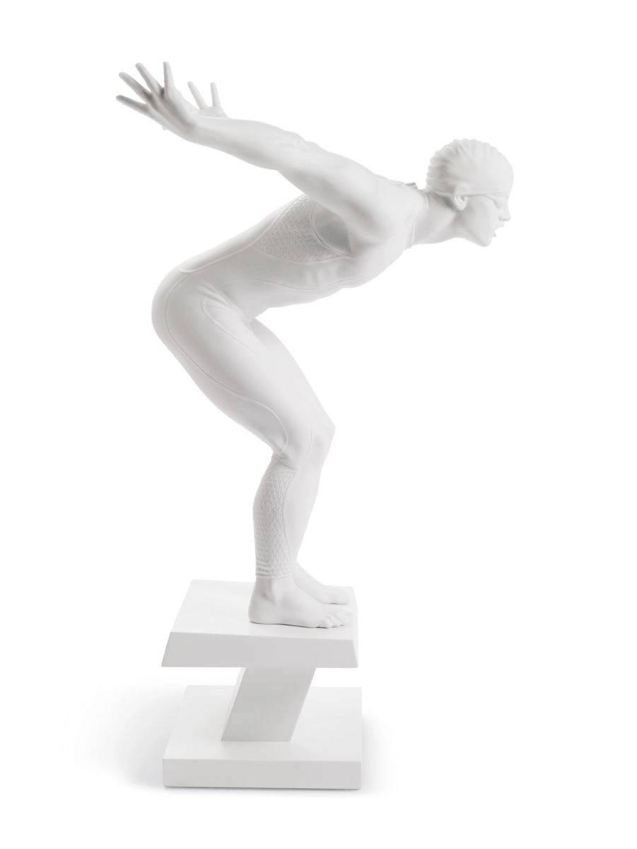 Lladro SWIMMER Porcelain Figurine