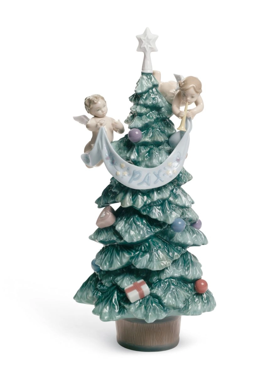 Lladro Evergreen of Peace Porcelain Figurine