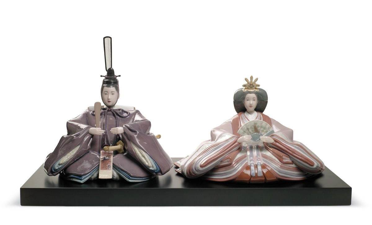Lladro Hina Dolls Festival Porcelain Figurine