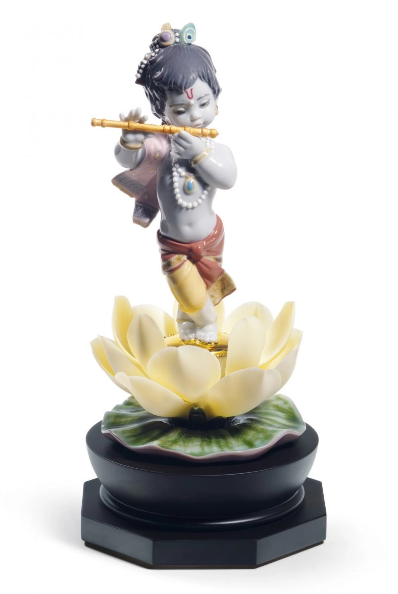 Lladro Bal Gopal Porcelain Figurine