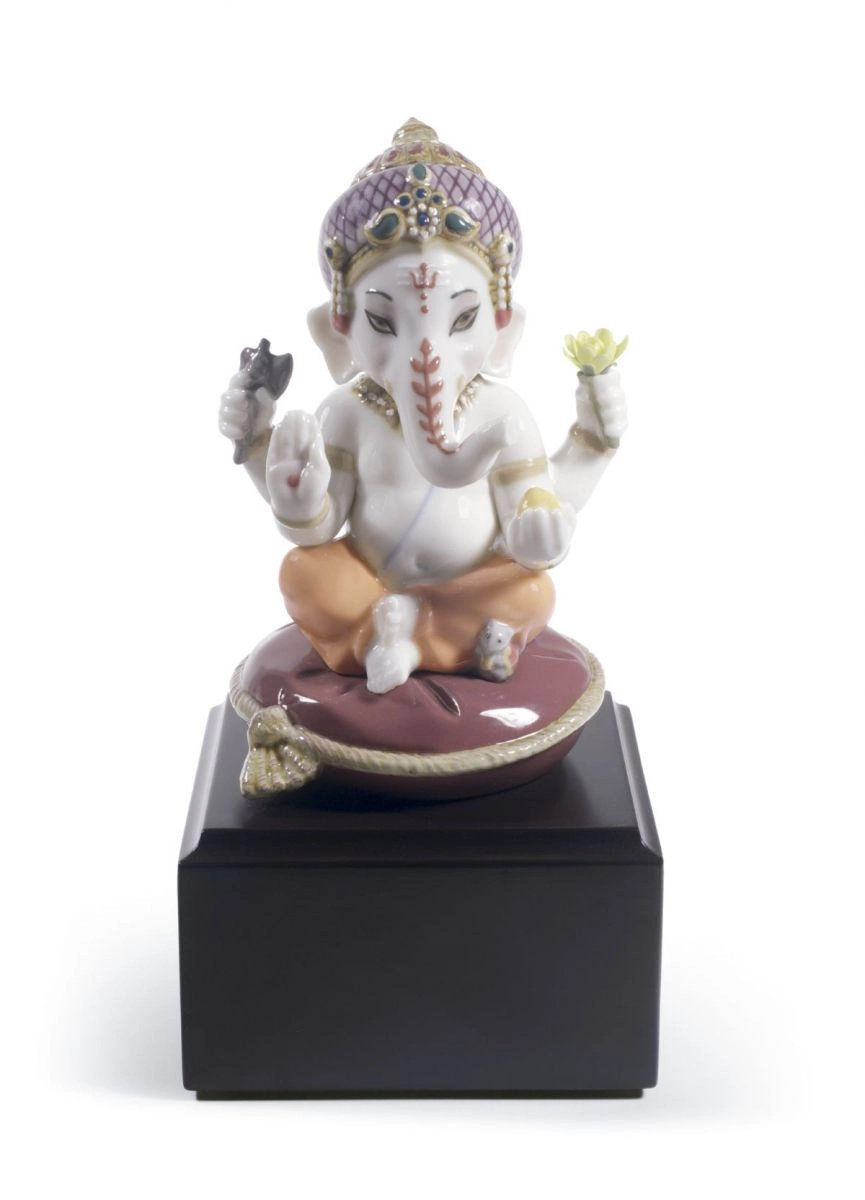 Lladro Bal Ganesha Porcelain Figurine