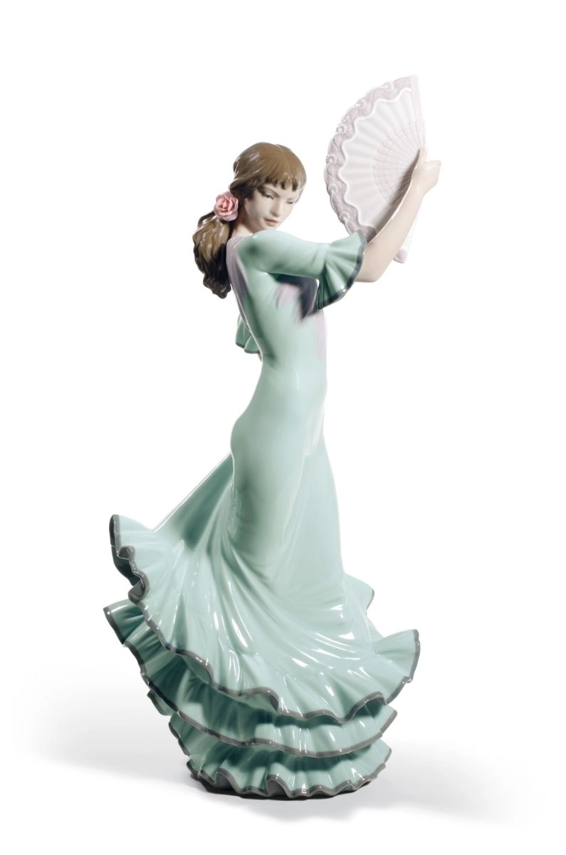 Lladro Passion and Soul Flamenco Woman Porcelain Figurine