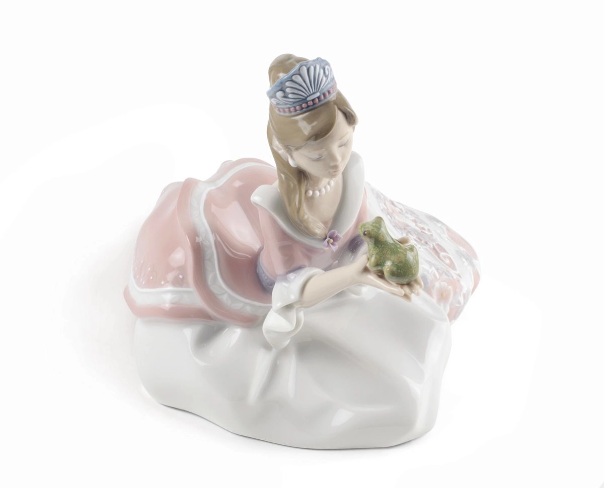 Lladro THE PRINCESS AND THE FROG Porcelain Figurine