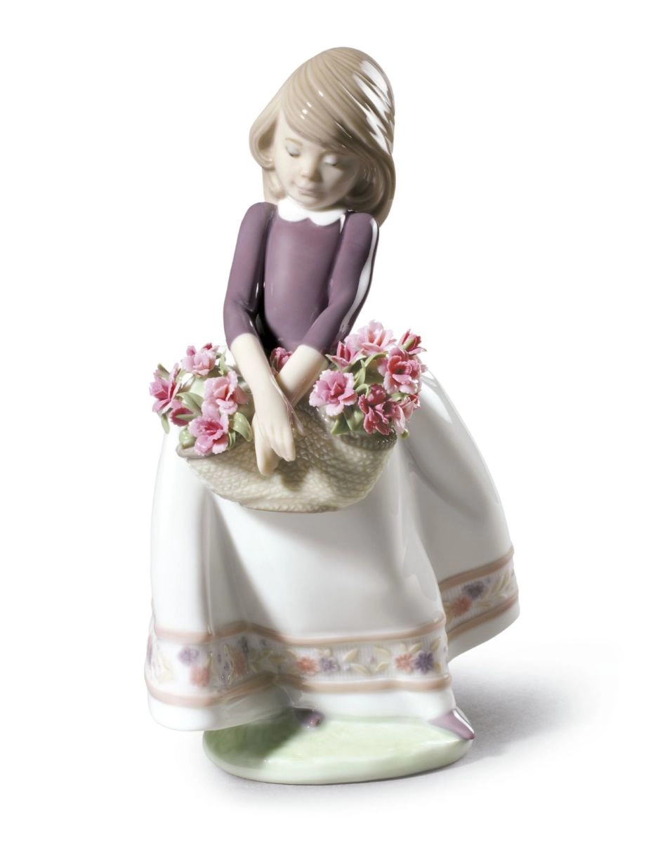 Lladro May Flowers (Special Version) Porcelain Figurine