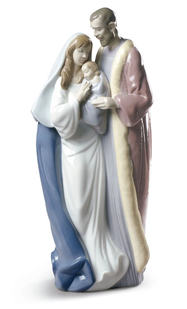 Lladro Blessed Family Porcelain Figurine