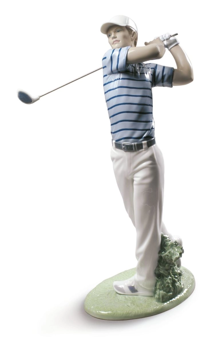 Lladro Golf Champion Porcelain Figurine