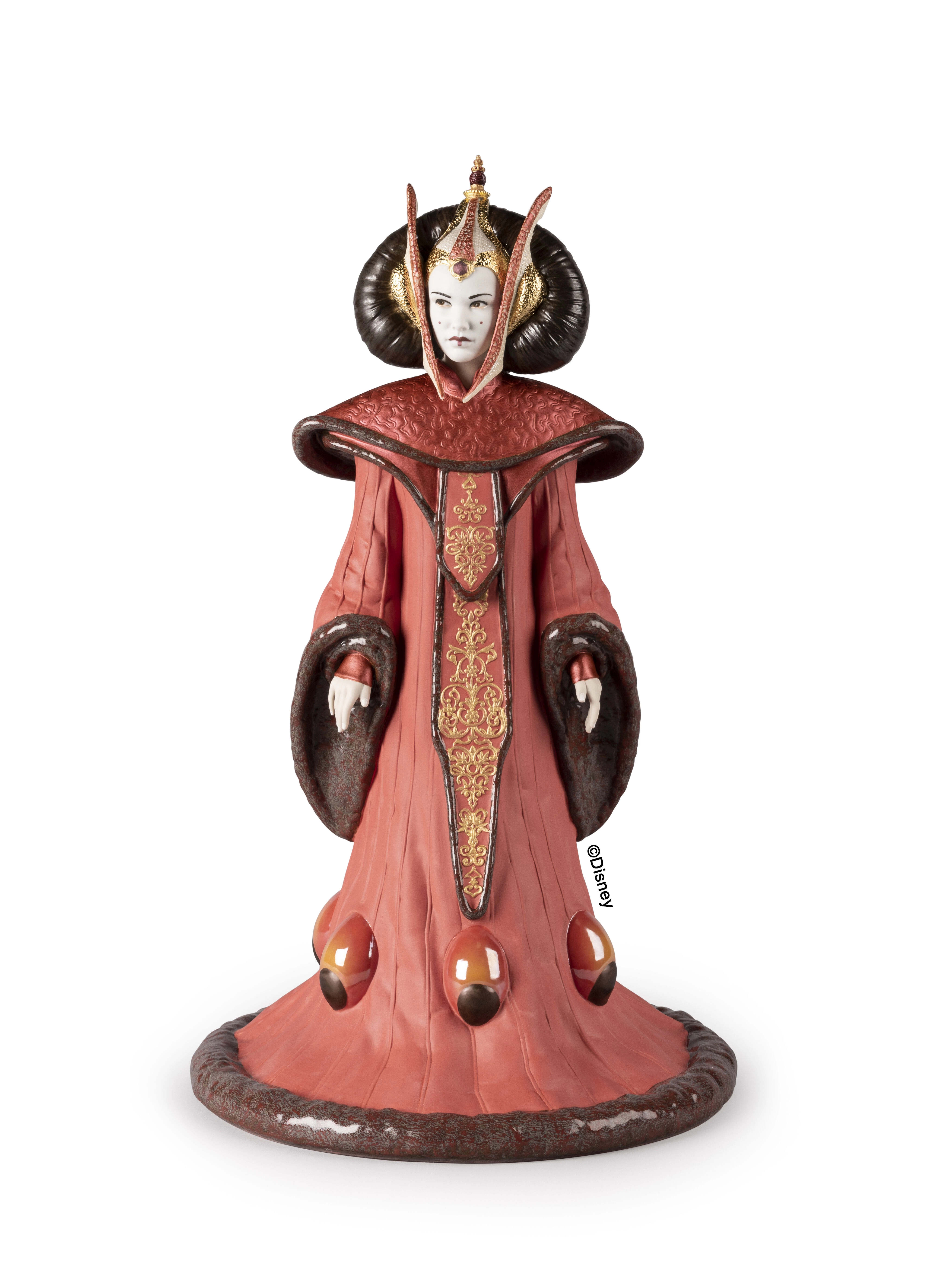 Lladro Queen Amidala in the Throne Room Porcelain Figurine