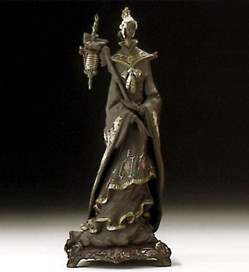 Lladro Oriental Fantasy W/brooch Porcelain Figurine