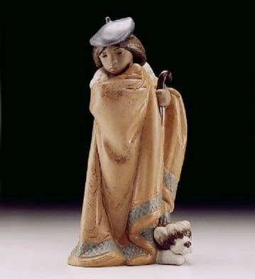 Lladro Little Shepherd 1999-2000 Porcelain Figurine