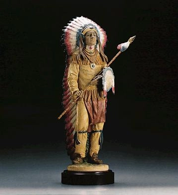 Lladro PROUD WARRIOR Porcelain Figurine