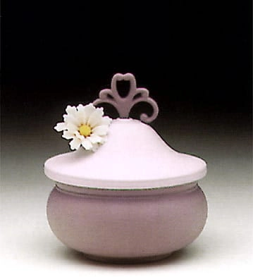 Lladro Violet Kublay Sweet Box Porcelain Figurine