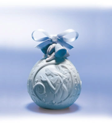 Lladro 2001 Christmas Ball Porcelain Figurine