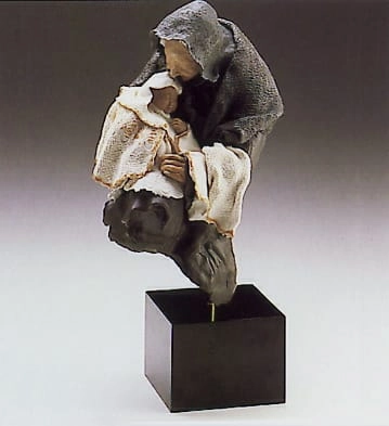 Lladro Nanny Goyesca Porcelain Figurine