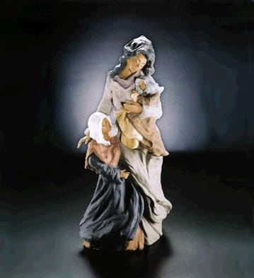 Lladro Ties That Bind Goyesca Porcelain Figurine