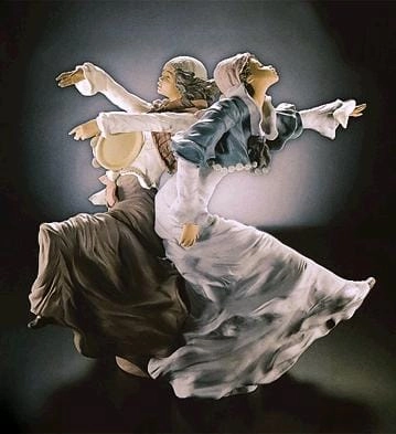 Lladro Gypsy Dancers Goyesca Porcelain Figurine