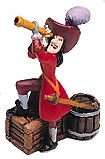 WDCC Disney Classics Peter Pan Captain Hook Miniature Porcelain Figurine
