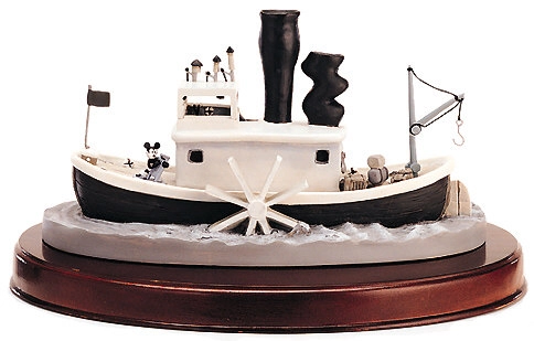 WDCC Disney Classics Steam Boat Willie Steamboat Porcelain Figurine
