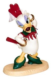 WDCC Disney Classics Don Donald Daisy Duck Debut Porcelain Figurine