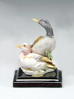 Giuseppe Armani Two Ducks Sculpture