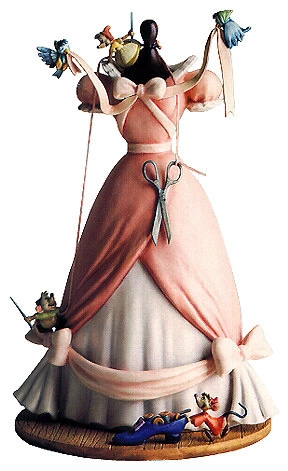 WDCC Disney Classics Cinderella's Dress  A Lovely Dress For Cinderella Porcelain Figurine