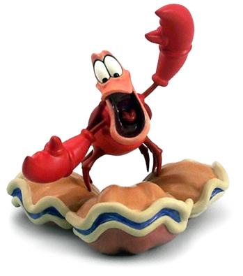 WDCC Disney Classics The Little Mermaid Sebastian Calypso Crustacean 