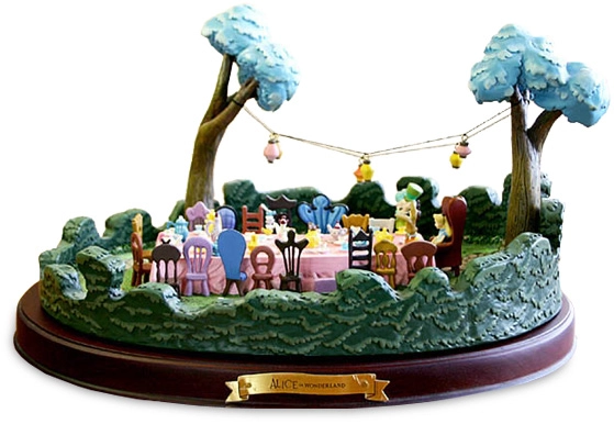WDCC Disney Classics Alice In Wonderland Alice's Tea Party Porcelain Figurine