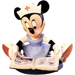 WDCC Disney Classics First Aiders Minnie Mouse Student Nurse  