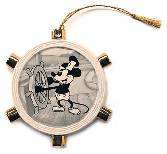 WDCC Disney Classics Steamboat Willie Mickey Mouse Ornament 