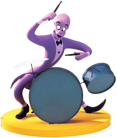 WDCC Disney Classics Fantasia 2000 Duke Drumming Up A Dream 