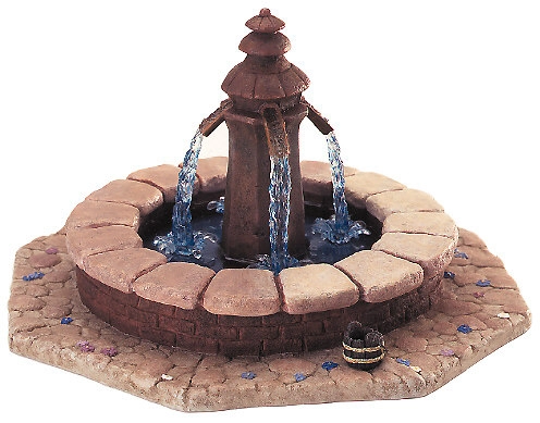 WDCC Disney Classics Beauty And The Beast Fountain Porcelain Figurine