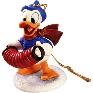 WDCC Disney Classics Donald Duck Ornament Fa La La Ornament Porcelain Figurine
