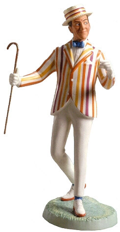 WDCC Disney Classics Mary Poppins Bert Feeling Grand (with special backstamp) Porcelain Figurine