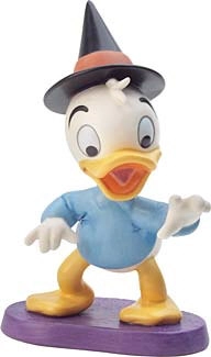 WDCC Disney Classics Trick Or Treat Nephew Duck Lil Witch Porcelain Figurine