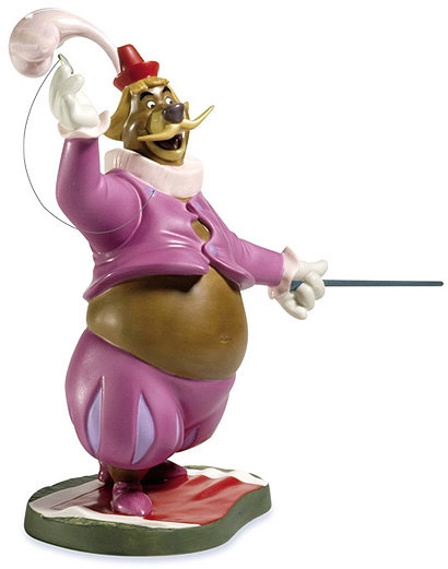 WDCC Disney Classics Robin Hood Little John Flamboyant Fop Porcelain Figurine