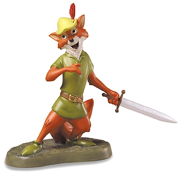 WDCC Disney Classics Robin Hood Romantic Rogue Porcelain Figurine