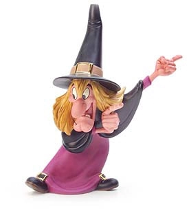WDCC Disney Classics Trick Or Treat Witch Hazel Brewing Up Trouble 