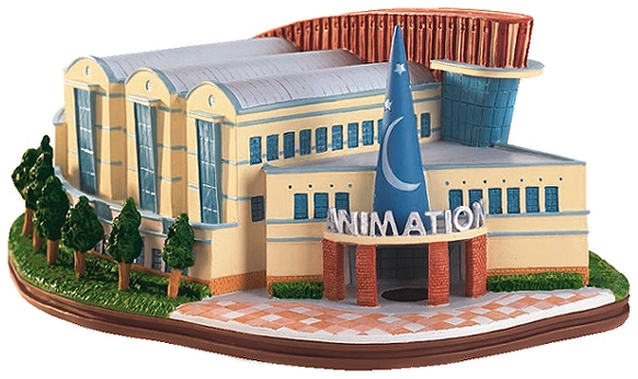 WDCC Disney Classics Walt Disney Studios Feature Animation Building Where The Magic Begins Porcelain Figurine